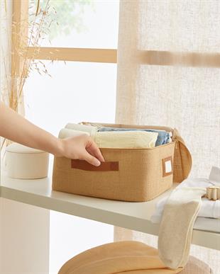 4lü Jüt Hurç Set 2 Adet 30 x 22 x 18 / 2 Adet 52 x 28 x 21 cm