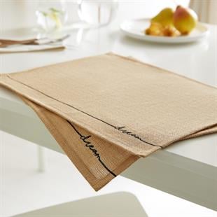 6lı Dream Jüt Amerikan Servis Seti 45 x 35 cm