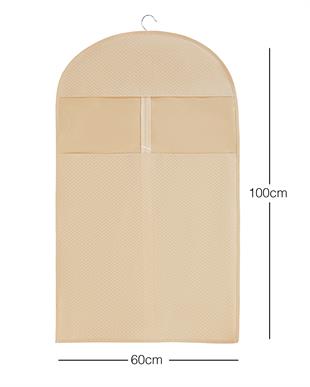 Bej Balıksırtı Elbise Kılıfı 60 x 100 cm