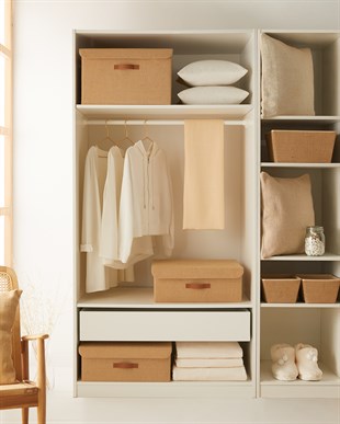 Jüt Kapaklı Kutu 48 x 40 x 30 cm