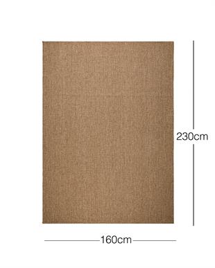 Yıkanabilir Jüt Görünümlü Naturel Renk Balıksırtı Halı Kilim 160 x 230 cm