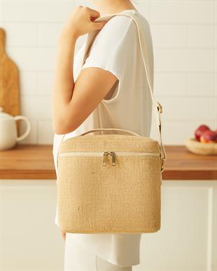 Orta Boy Jüt Soğuk Tutan Çanta 23 x 16 x 23 cm