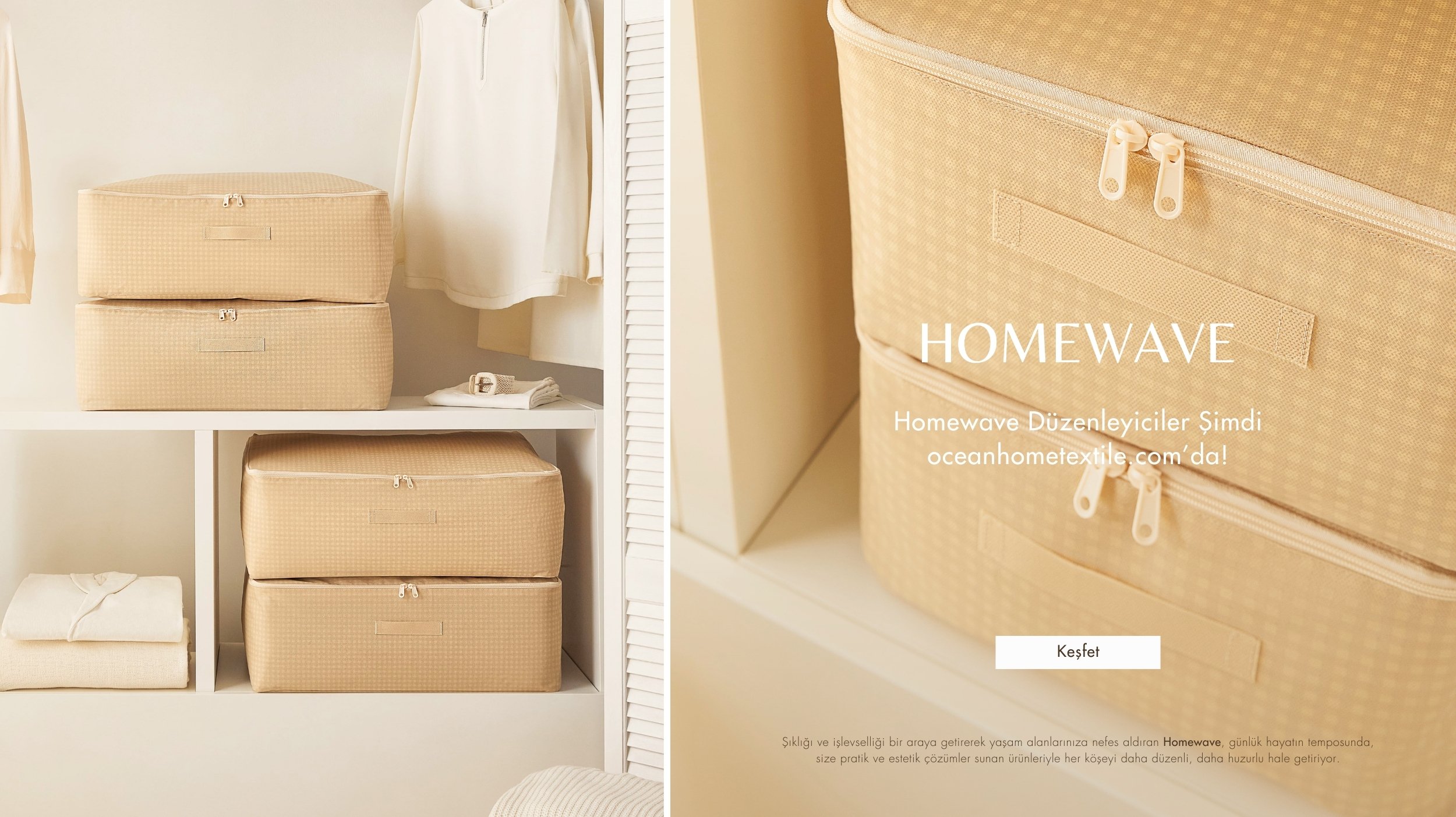 Homewave düzenleyiciler şimdi oceanhometextile.com'da
