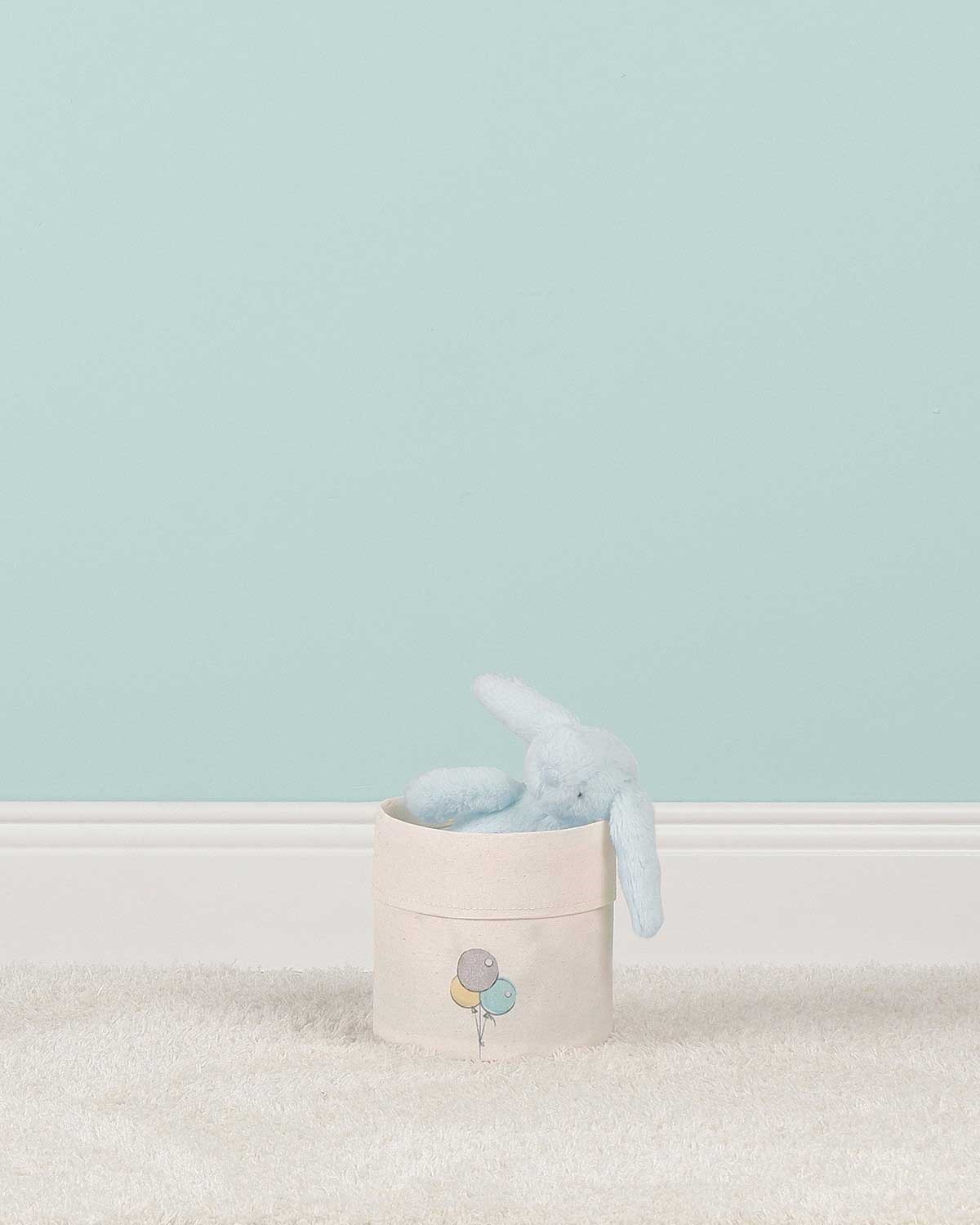 OCEAN HOME Sevimli Kedi Baskılı Çocuk Odası Mini Sepet // 13x13