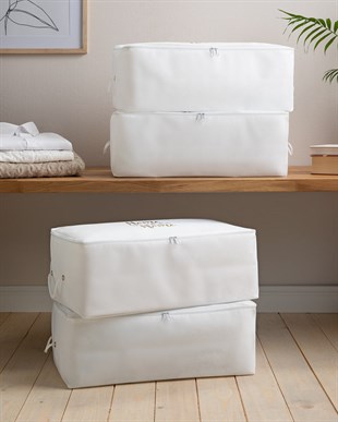 Orta Boy Beyaz Hurç Seti 4'lü - Ocean Home Textile