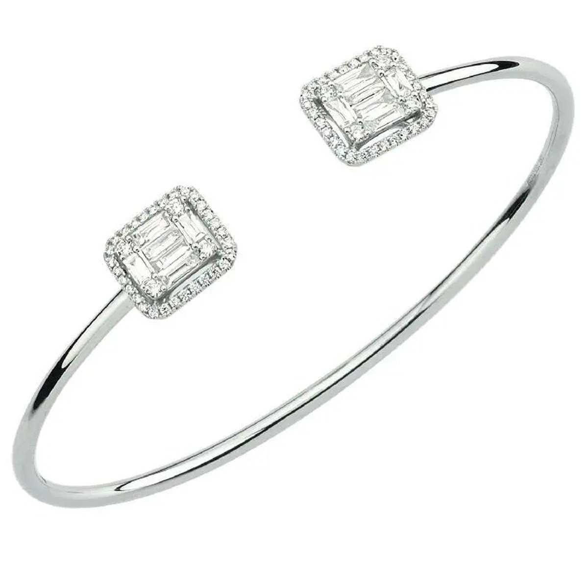 0.83 Karat Pırlanta Baget Bilezik