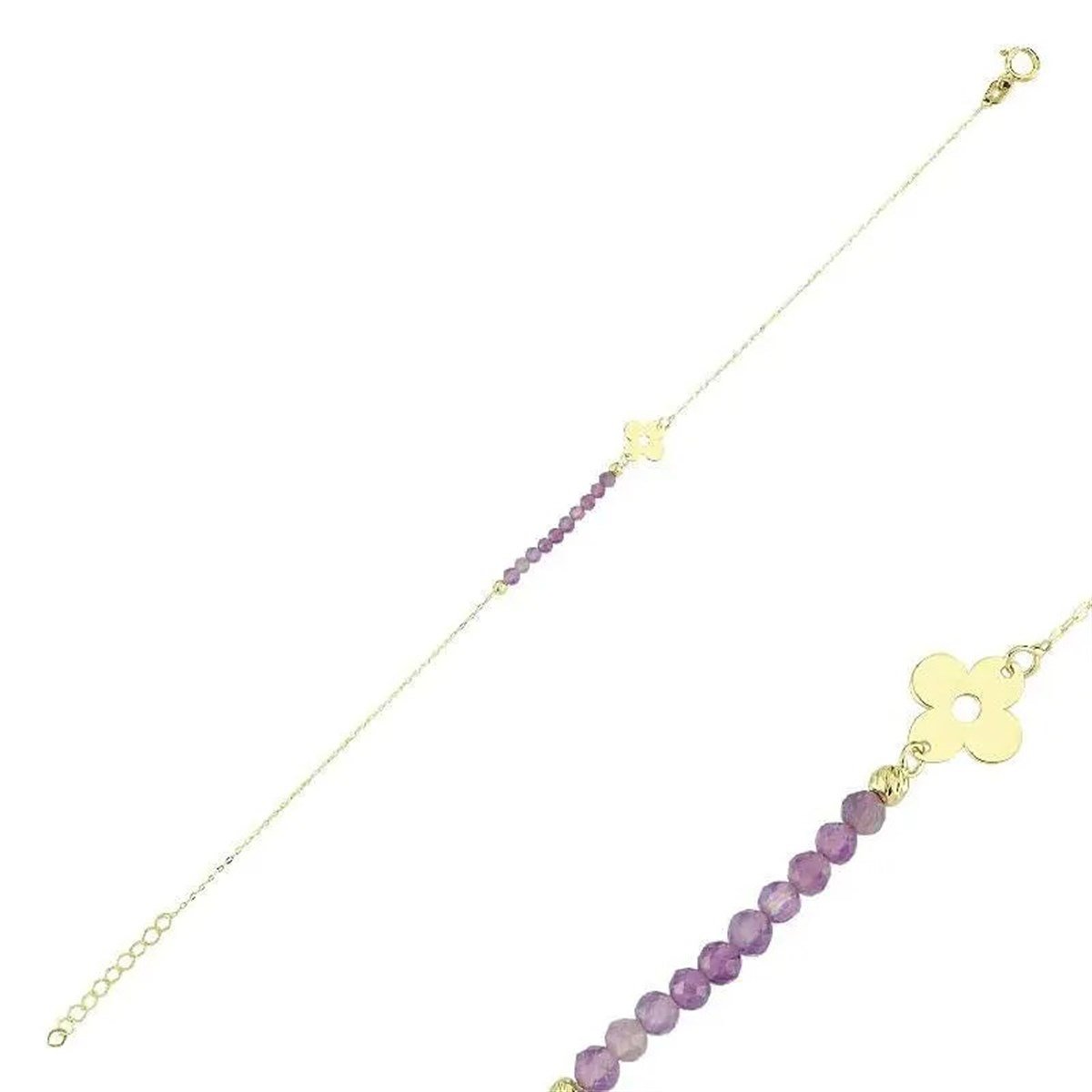 Altın Çiçek Bileklik