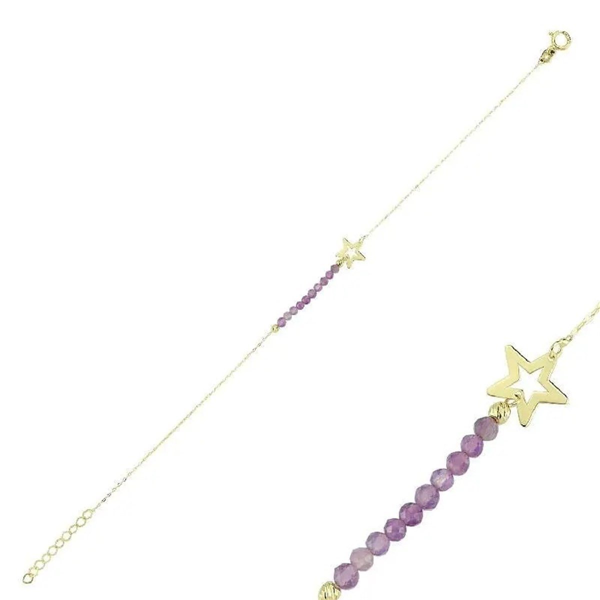 Altın Yıldız Bileklik