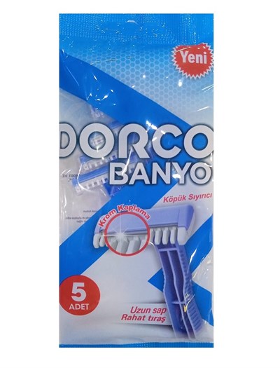 Dorco Banyo Tek Bıçak 5Li Poşet 