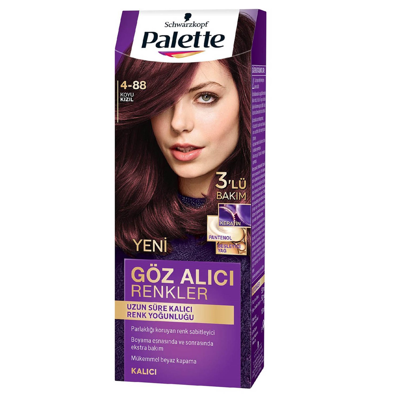 Palette Saç Boyası Koyu Kızıl 4-88