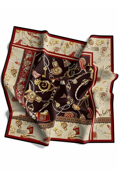 La Boutique Yeni Sezon Classical Twill (Tivil) Eşarp Modeli LBC1547-02LBC1547-02
