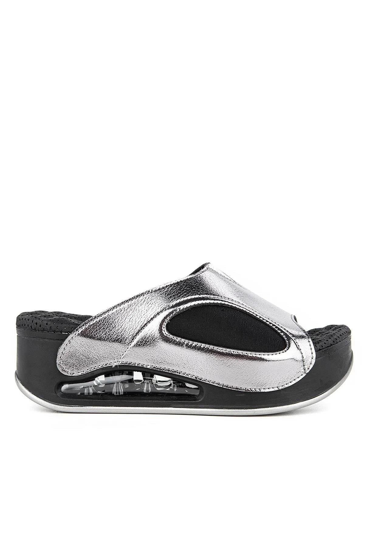 33201 Lofty Kemik Çıkıntısı Air Max Tabanlı Terlik Kurşun