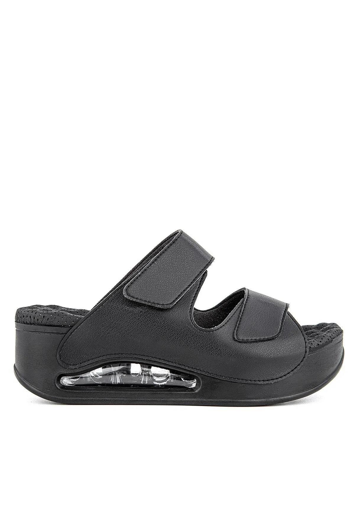 33202 Eos Anatomik Air Max Tabanlı Kadın Terlik  Siyah