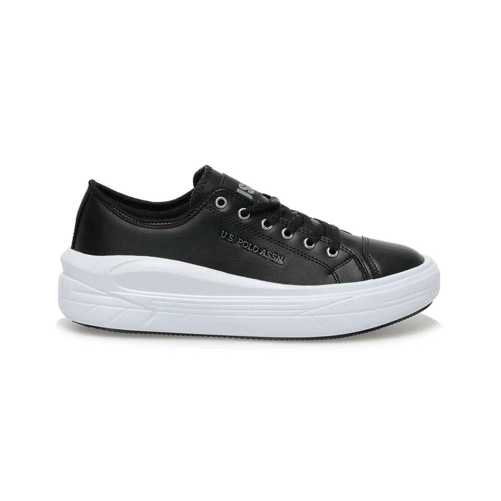 G.Cleme Pu Unisex Günlük Sneaker Spor Ayakkabı Siyah