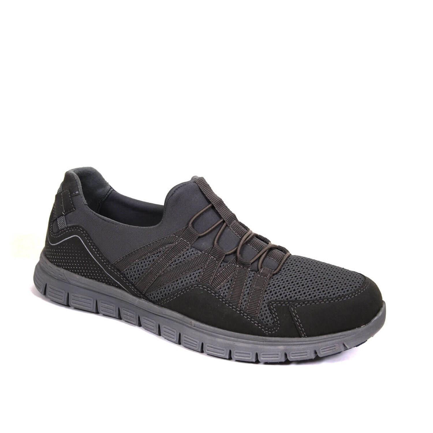 M45819 Streç Erkek Comfort Spor Ayakkabı Siyah