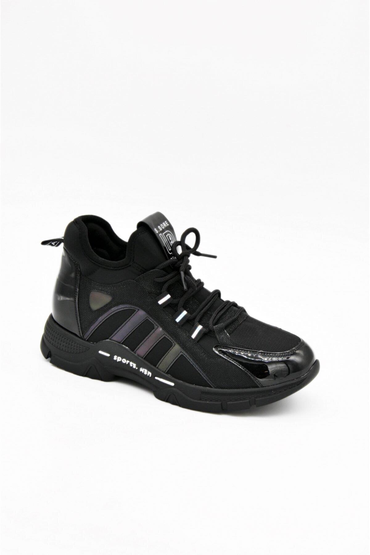 21K301-8 Kadın Sneaker Spor Ayakkabı Siyah
