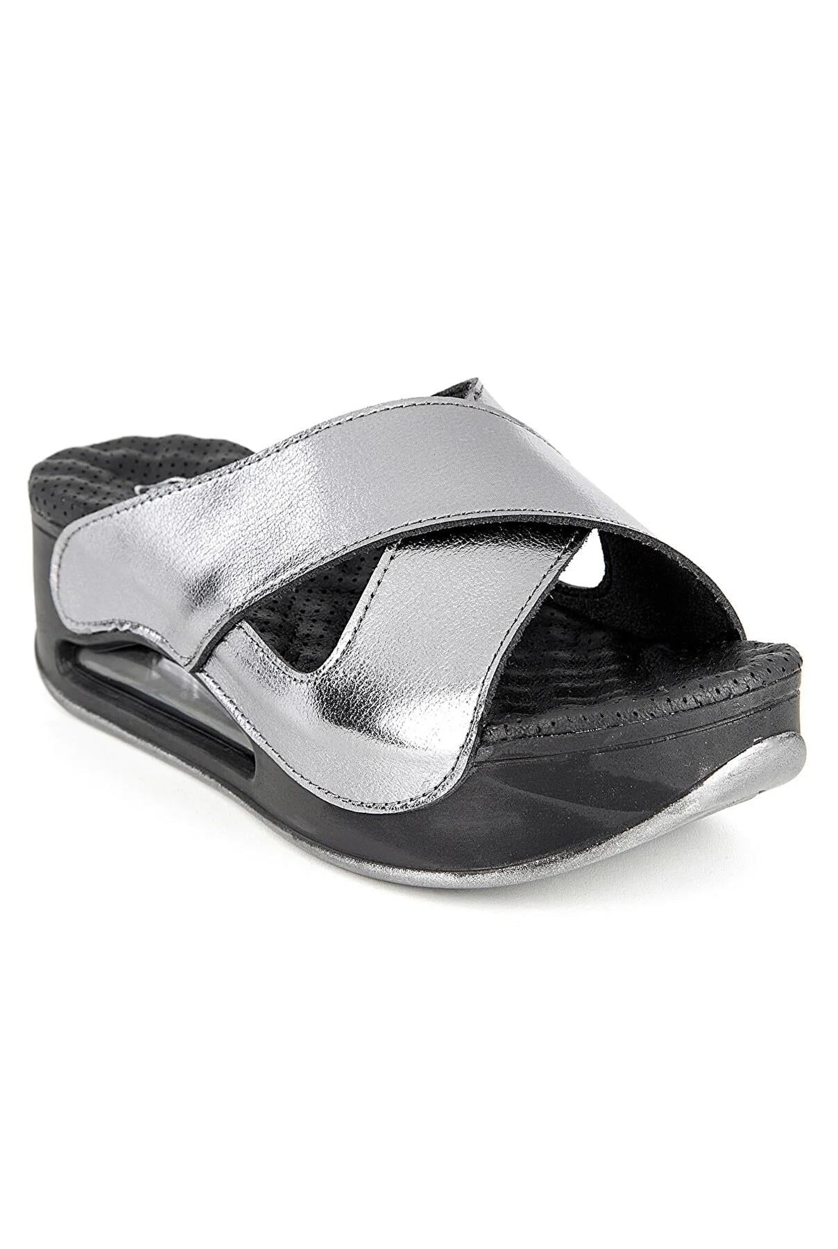 31210 Penelope Anatomik Air Max Taban Kadın Terlik Platin