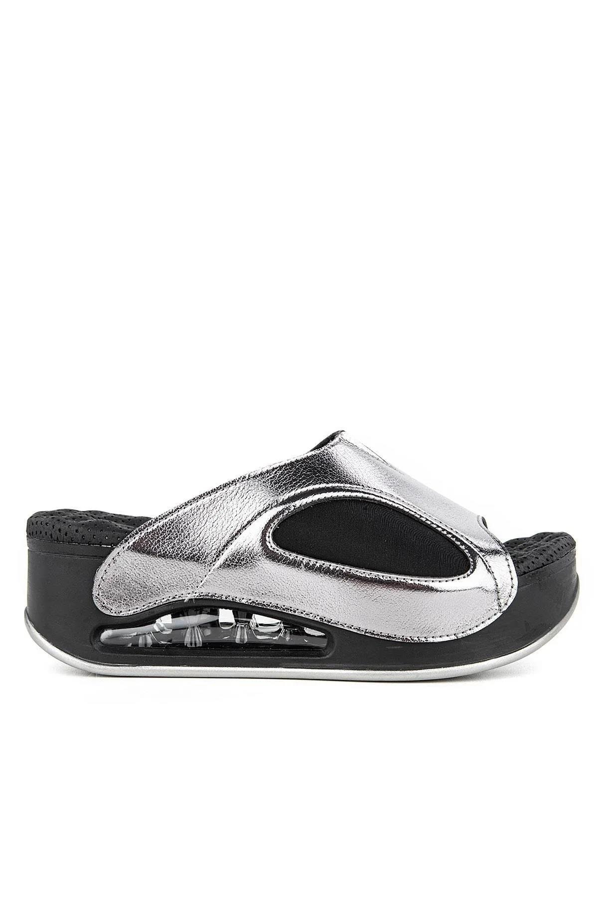 33201 Lofty Kemik Çıkıntısı Air Max Tabanlı Terlik Kurşun