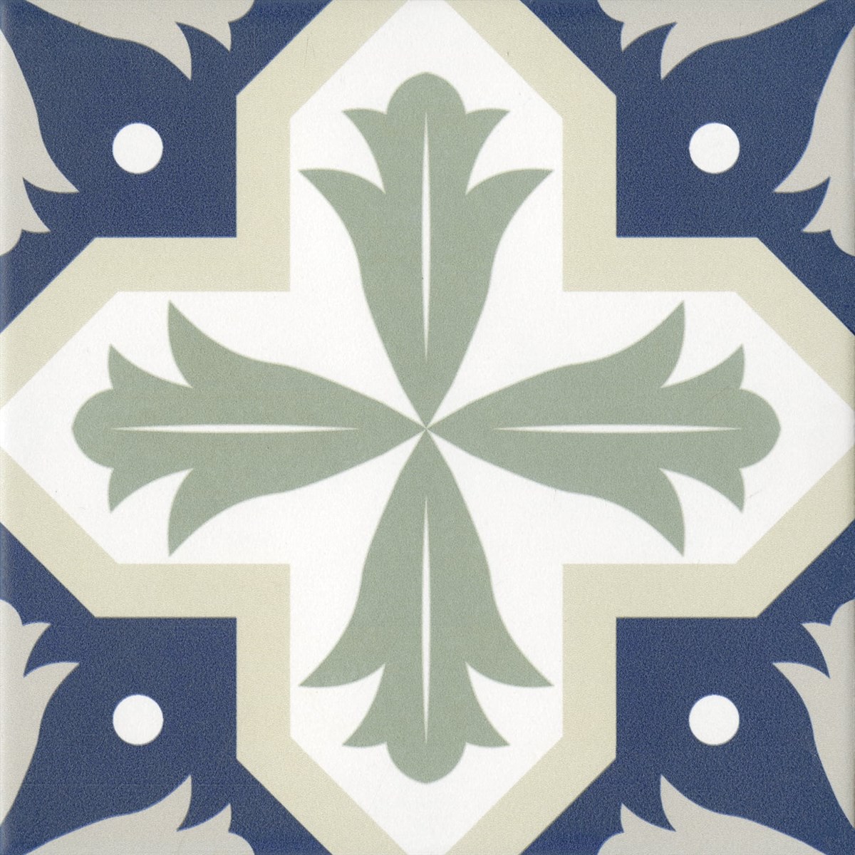 20x20 ORION-SARI/YESIL CINI DEKOR MAT