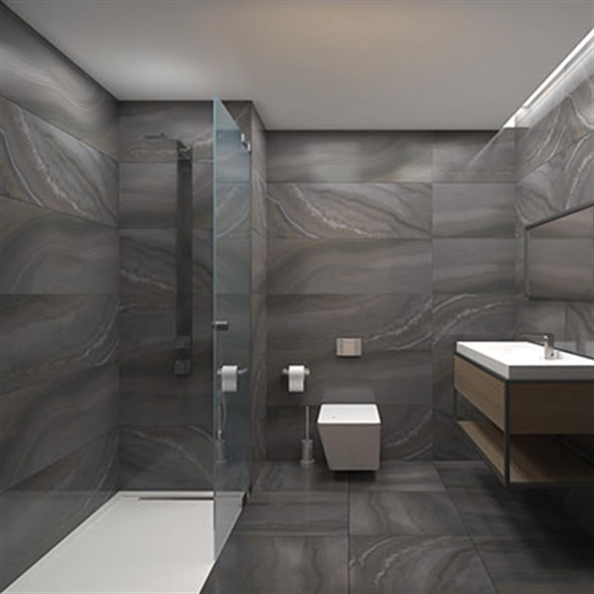 AQUANİT 80x120 AQUA WHİTE SLOPE DUŞ KAROSU