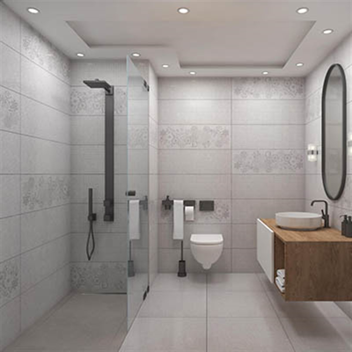 AQUANİT 80x120 BETON GRİ SLOPE DUŞ KAROSU