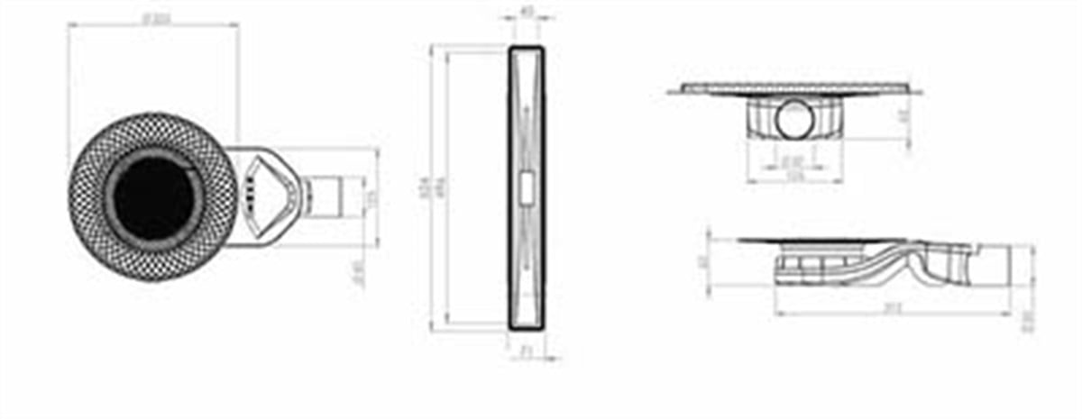 AQUANİT 80x120 BETON WHİTE SLOPE DUŞ KAROSU