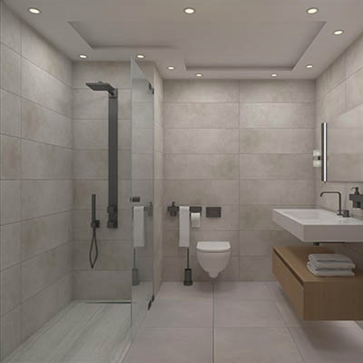 AQUANİT 90x135 CODE529 GREY  SLOPE DUŞ KAROSU