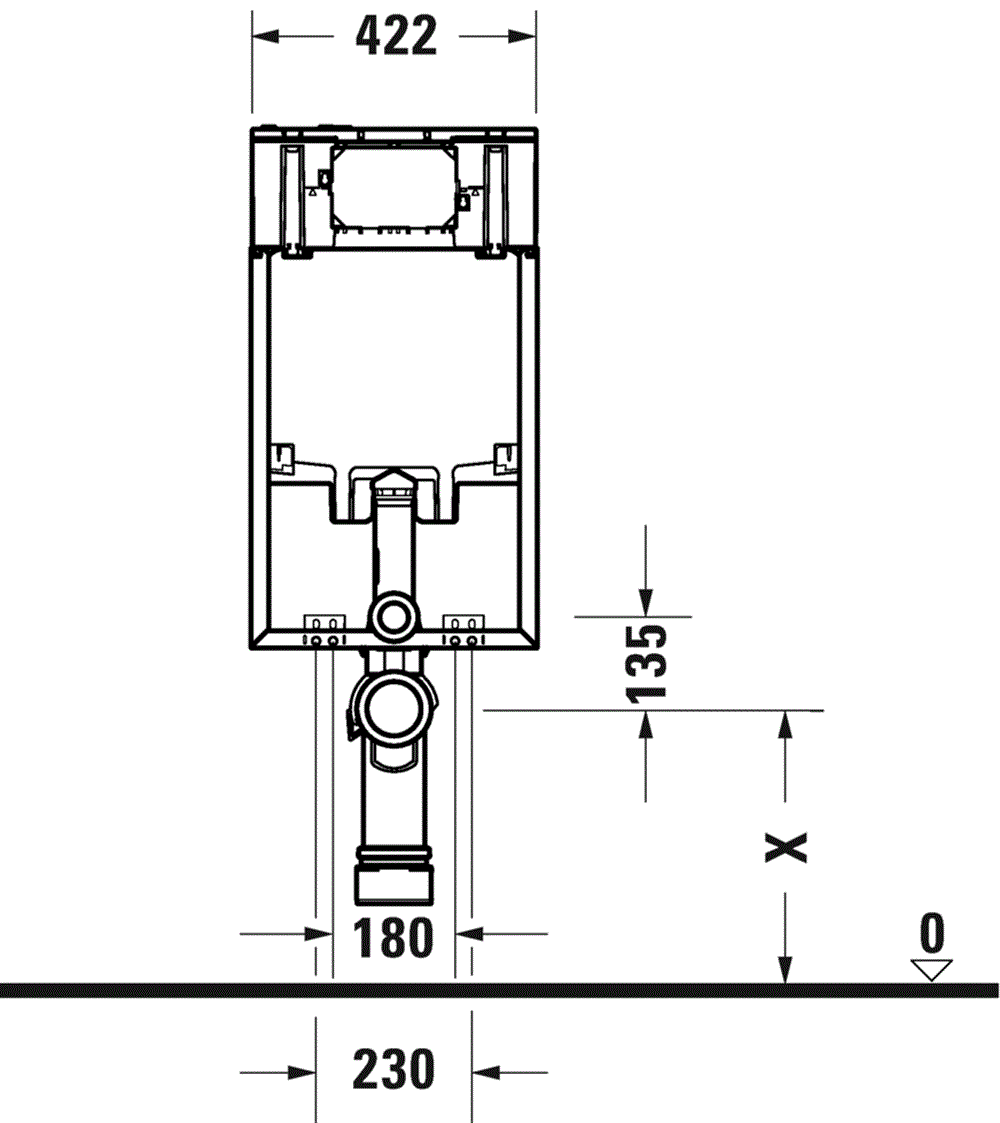 DURASYSTEM GÖMME REZERVUAR TUĞLA TİPİ 8 CM