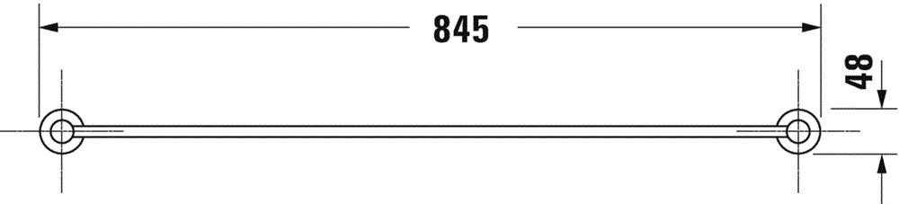 DURAVİT D-CODE HAVLU ASKISI 80CM 0099231000
