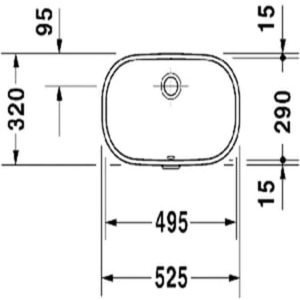 DURAVİT D-CODE HİLTON LAVABO