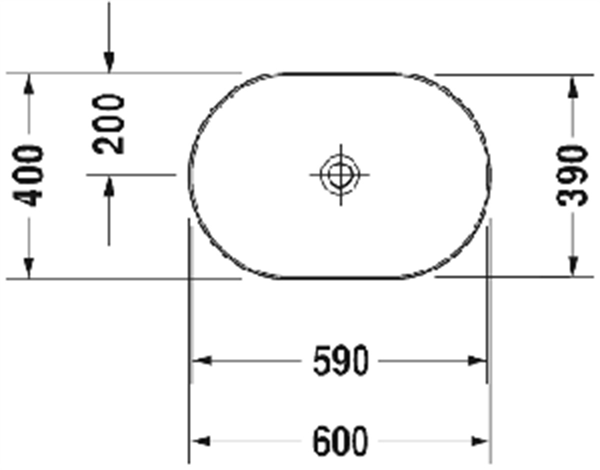DURAVİT LUV 60CM TEZGAH ÜSTÜ LAVABO