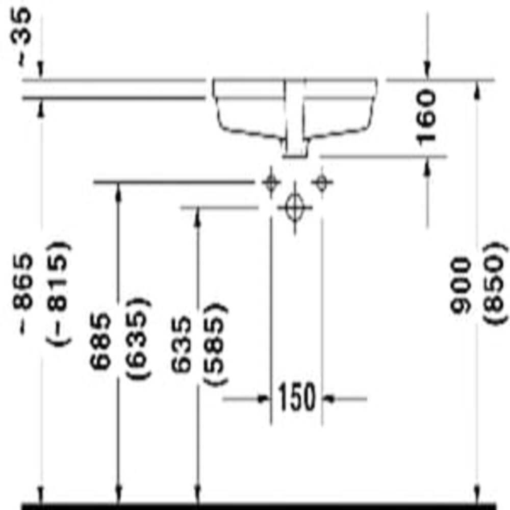 DURAVİT VERO HİLTON LAVABO