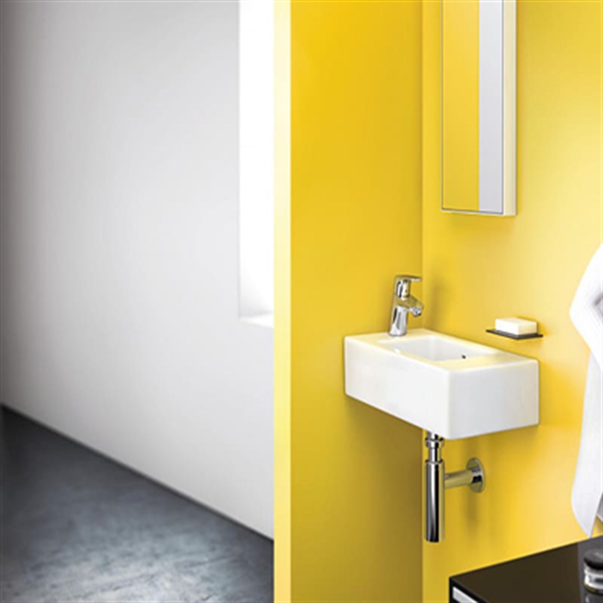 HANSGROHE FOCUS KUMANDASIZ DÜŞÜK DEBİLİ LAVABO BATARTASI