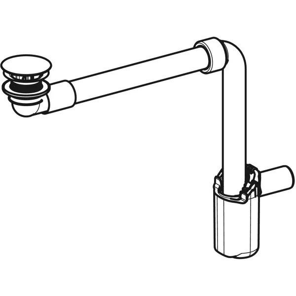 GEBERİT ONE DİKEY ÇIKIŞLI LAVABO İÇİN YER TASARRUFLU SİFON