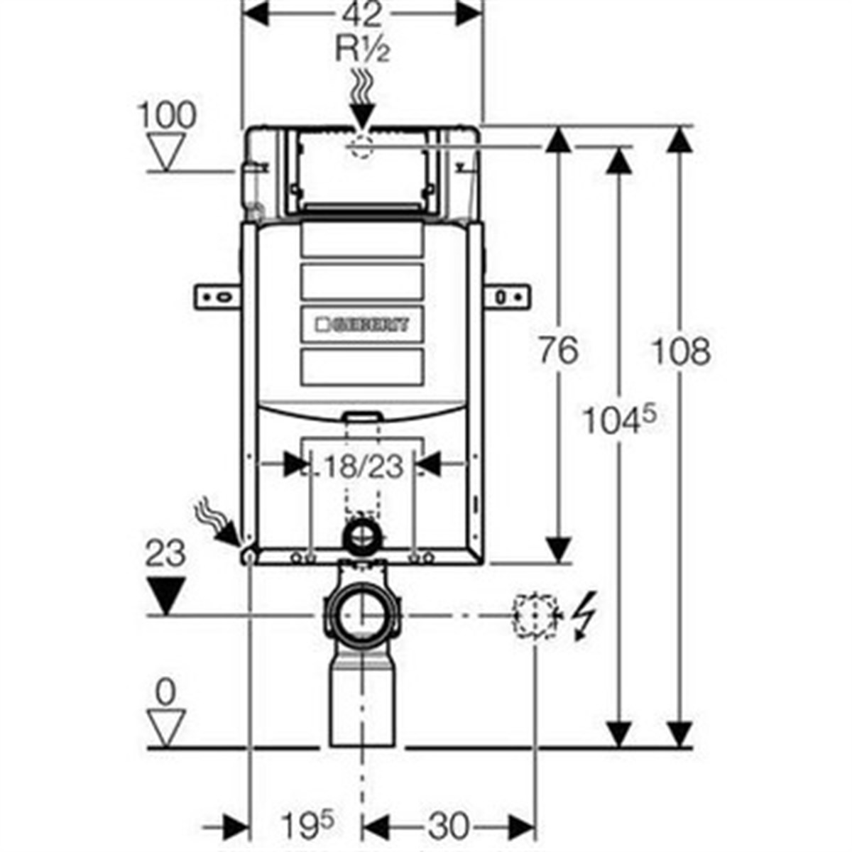 GEBERİT SİGMA KOMBİFİX GÖMME REZERVUAR