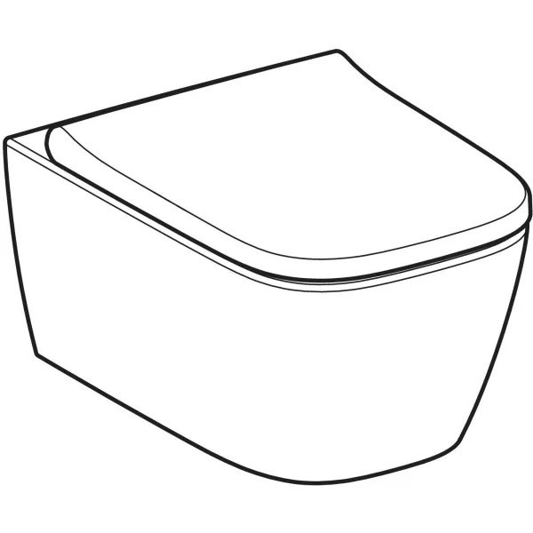 GEBERİT SMYLE KARE TURBOFLUSH ASMA KLOZET SETİ