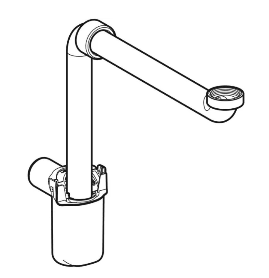 GEBERİT YER TASARRUFLU LAVABO SİFONU