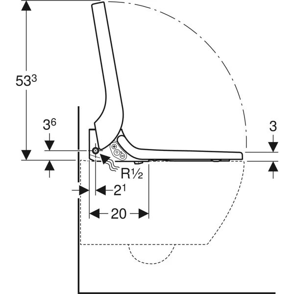 GEBRİT AQUACLEAN TUMA COMFORT AKILLI KLOZET KAPAĞI