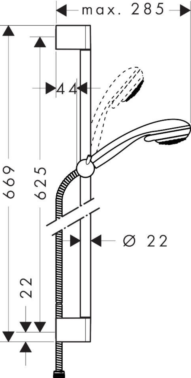 HANSGROHE CROMETTA DUŞ SETI VARIO