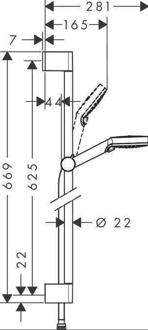 HANSGROHE CROMETTA DUS SETI VARIO