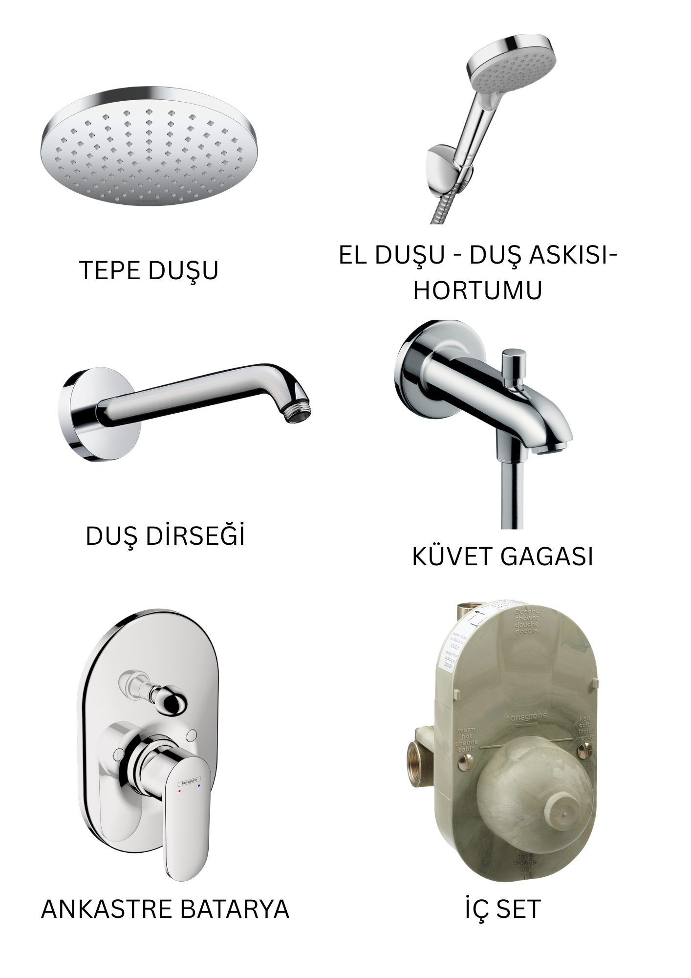 HANSGROHE KAMPANYA BANYO SETİ 4