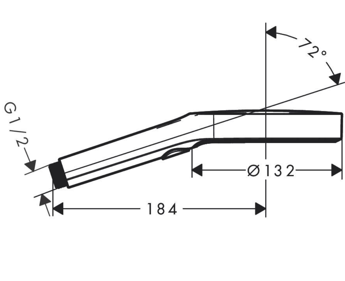 HANSGROHE RAINFINITY EL DUSU 130 3JET