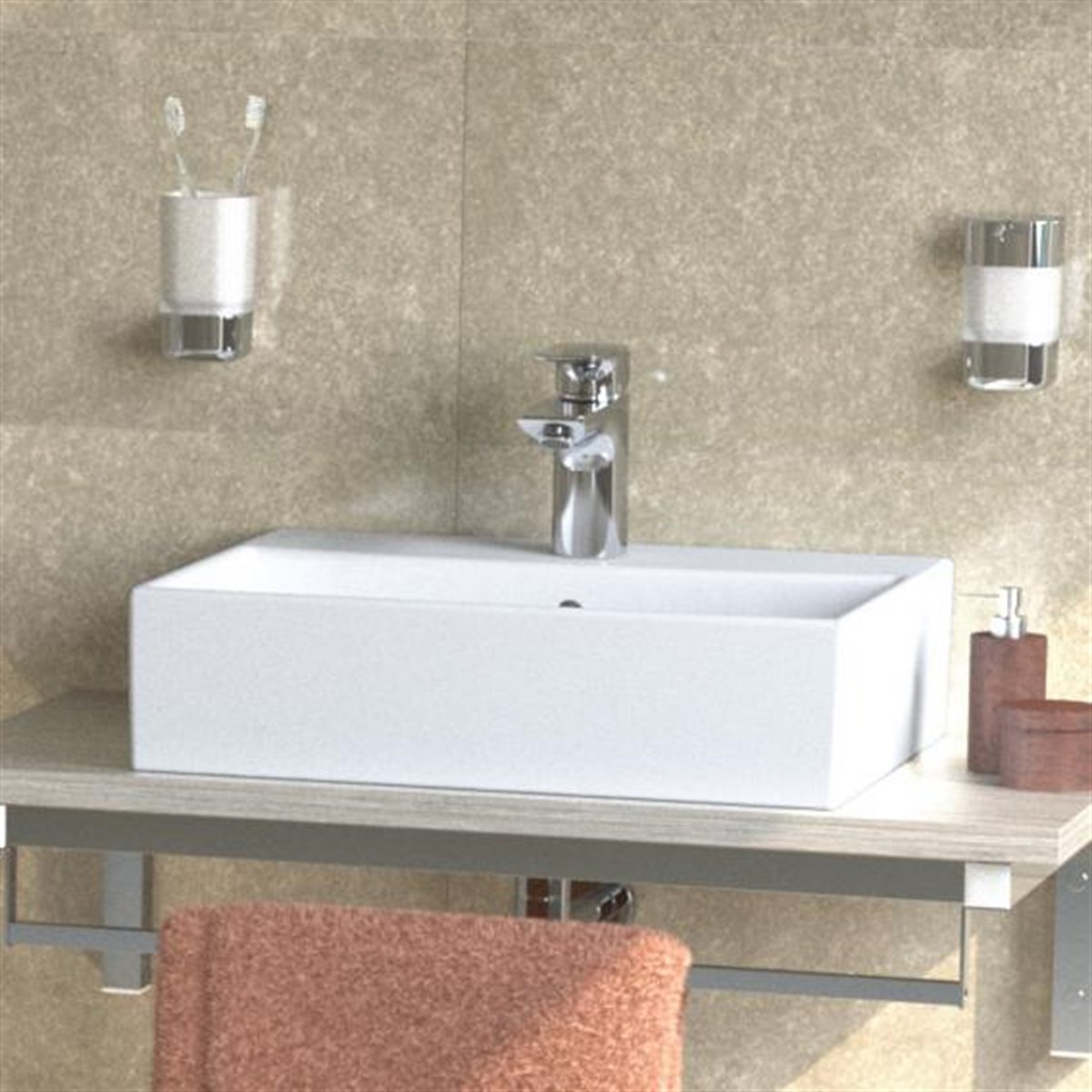 Ideal Standard Strada Dikdörtgen Çanak Lavabo, 50 cm