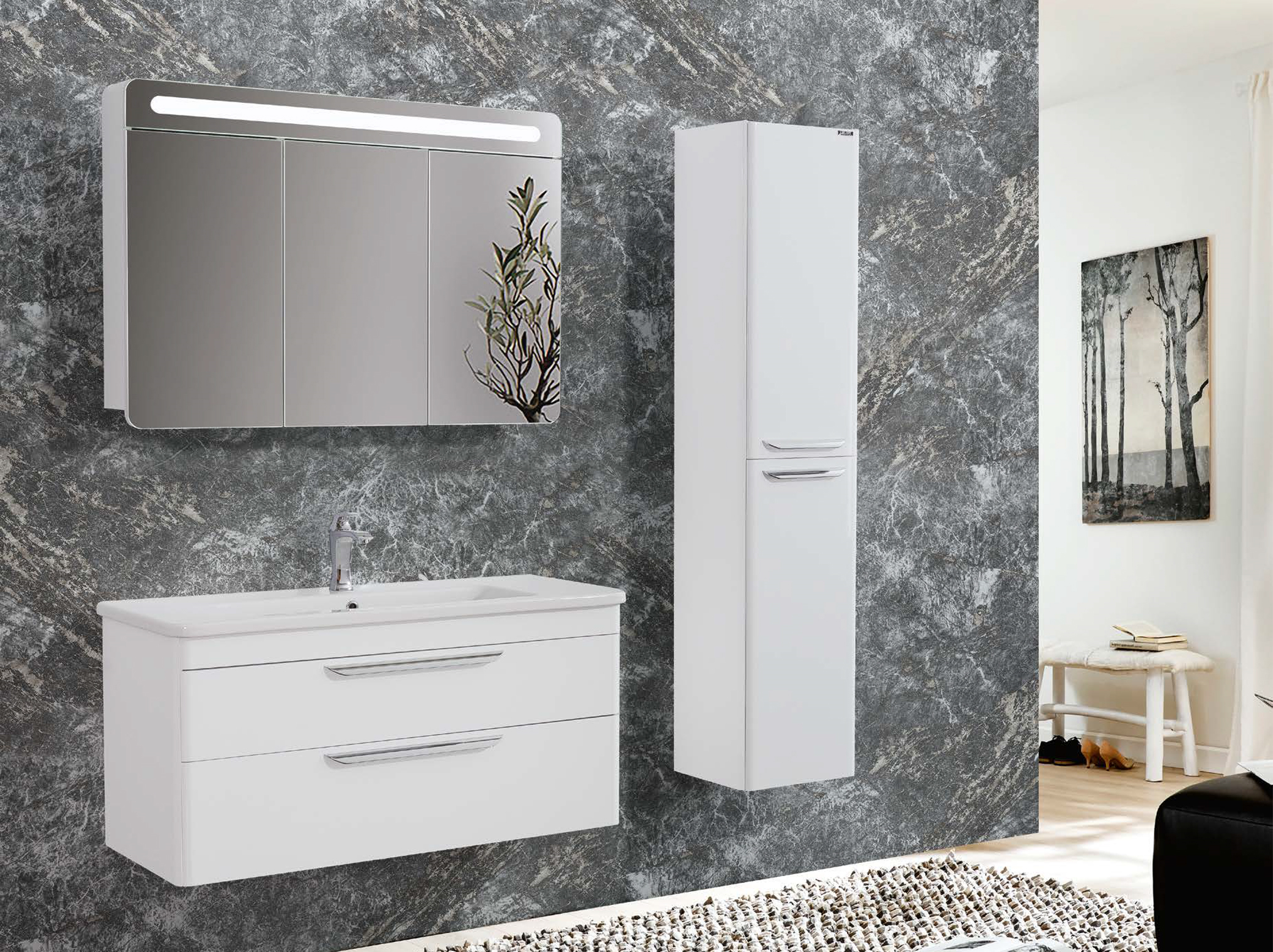LİNE ART EFES 1000 SET BANYO MOBİLYASI