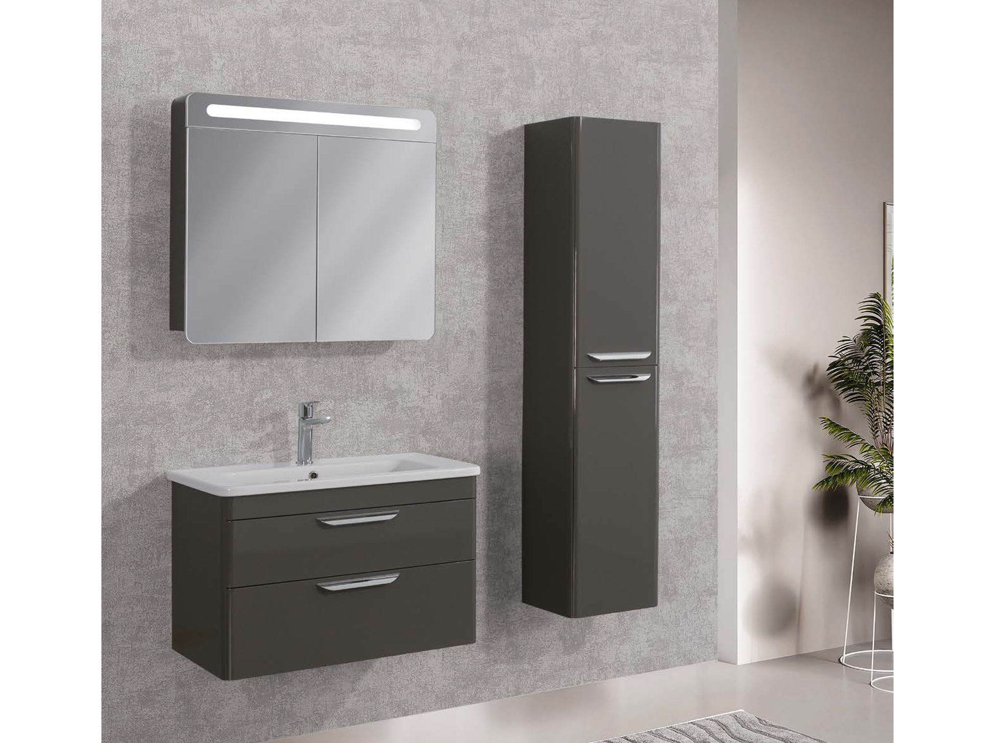 LİNE ART EFES 800 SET BANYO MOBİLYASI