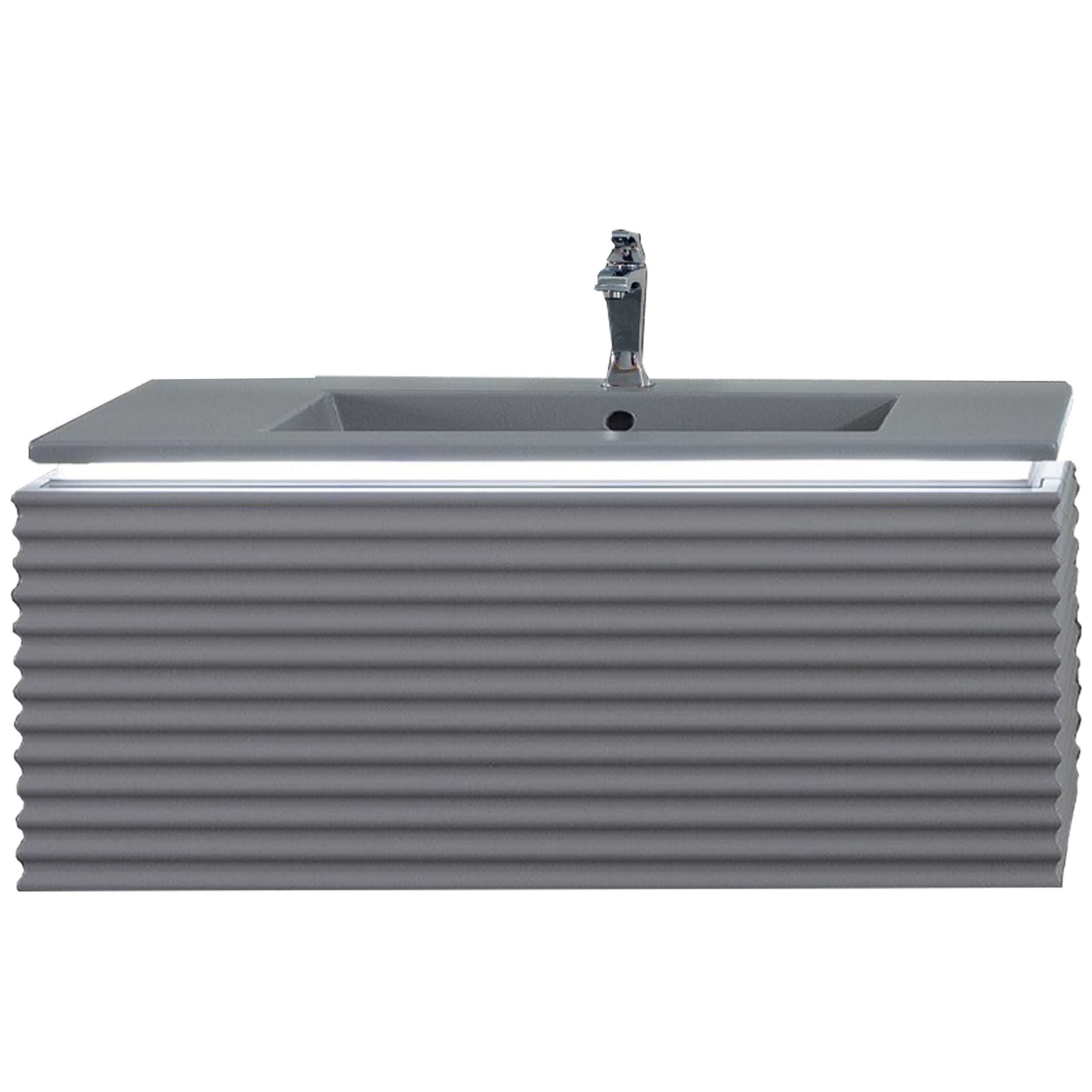 LİNE ART FUGA 1000 LAVABOLU BANYO DOLAP ÜNİTESİ