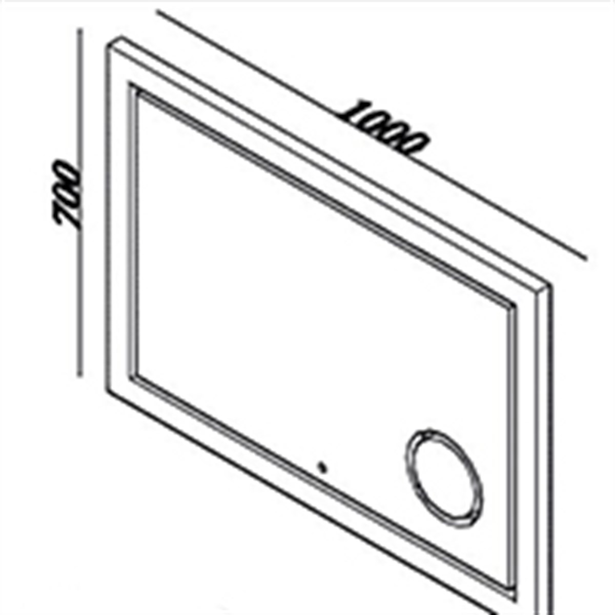 LİNE ART İCON1010 BANYO AYNASI