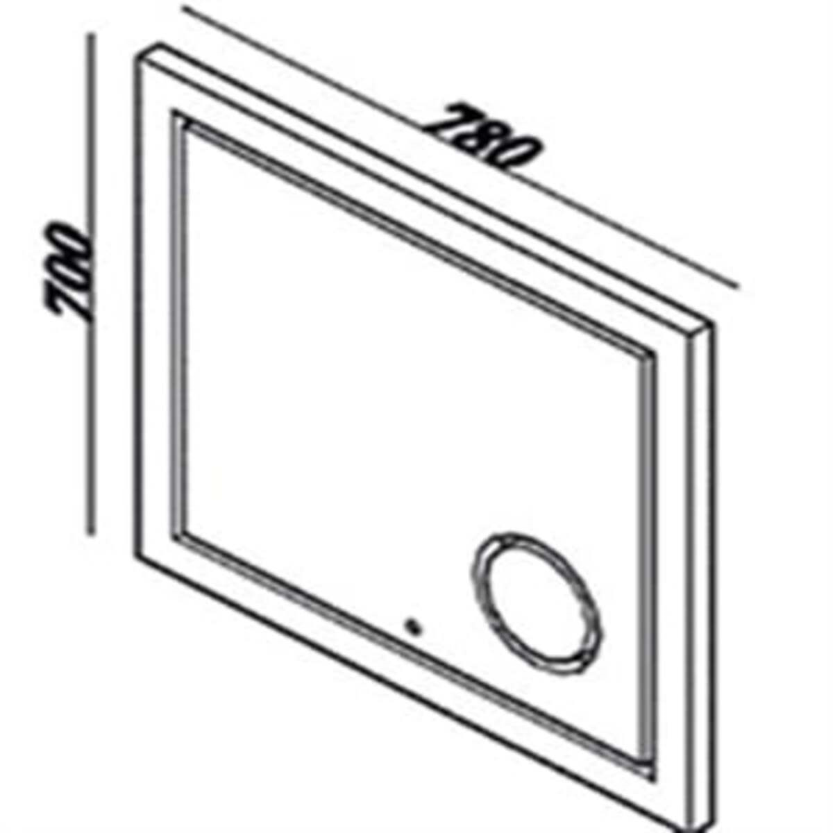 LİNE ART İCON810 BANYO AYNASI