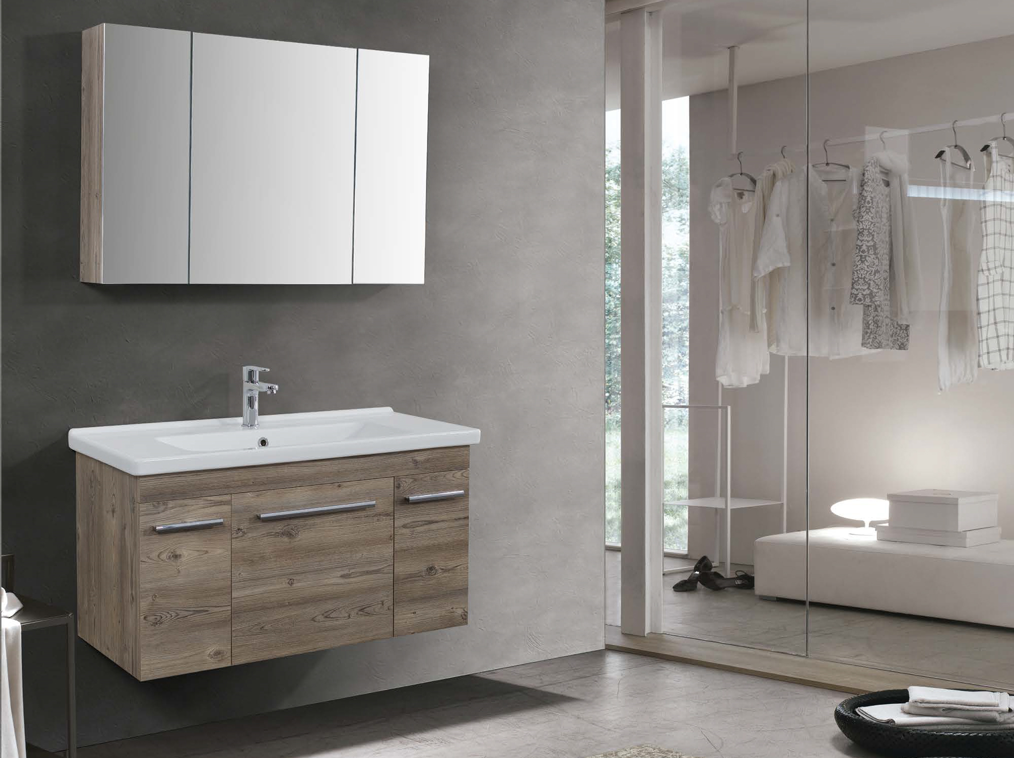 LİNE ART LARA 1000 SET BANYO MOBİLYASI