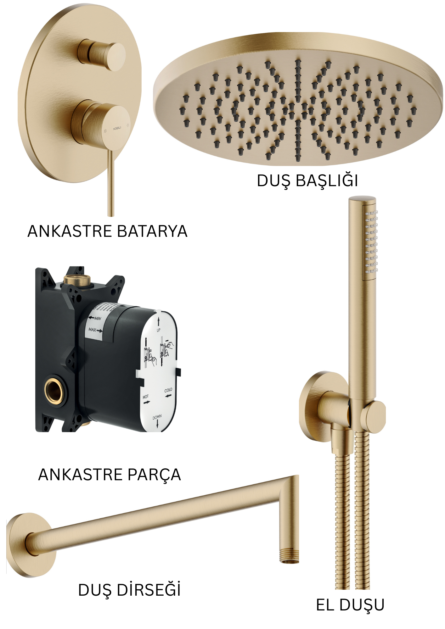 NOBILI VELIS - CGP ANKASTRE DUŞ SETİ